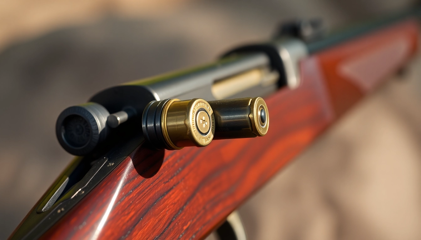 Detailed shot of a 32WIN Winchester rifle with .32 Winchester Special cartridge, emphasizing vintage appeal and craftsmanship.