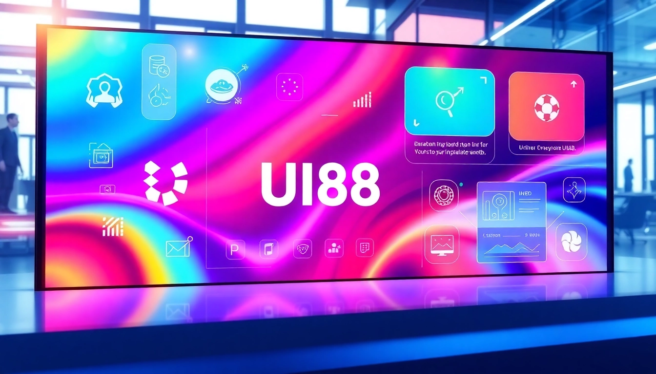 Visually appealing UU88 platform interface emphasizing trust, security, and modern design to attract users seeking reliable online services.
