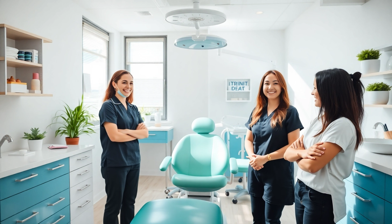 Friendly dental team at Ventura Bright Dental providing caring oral health services in a